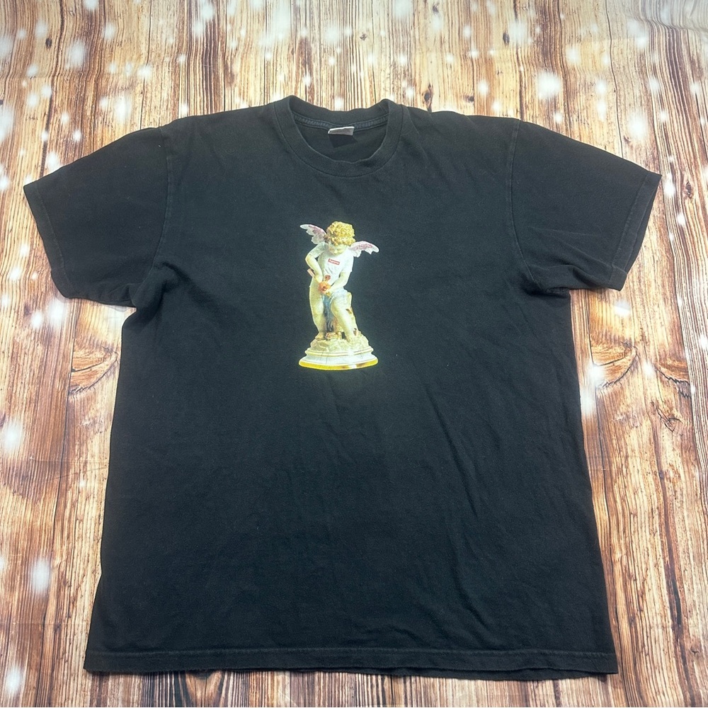 Supreme Cupid T-shirt Size Large Made In USA. Condition is Preowned.